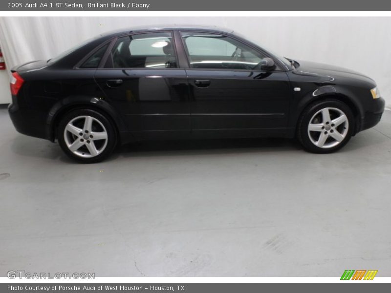 Brilliant Black / Ebony 2005 Audi A4 1.8T Sedan