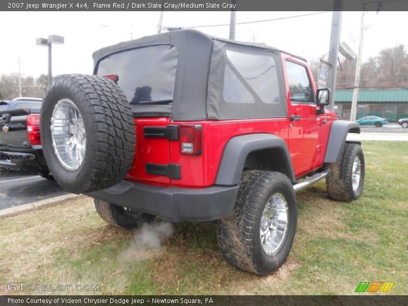 Flame Red / Dark Slate Gray/Medium Slate Gray 2007 Jeep Wrangler X 4x4