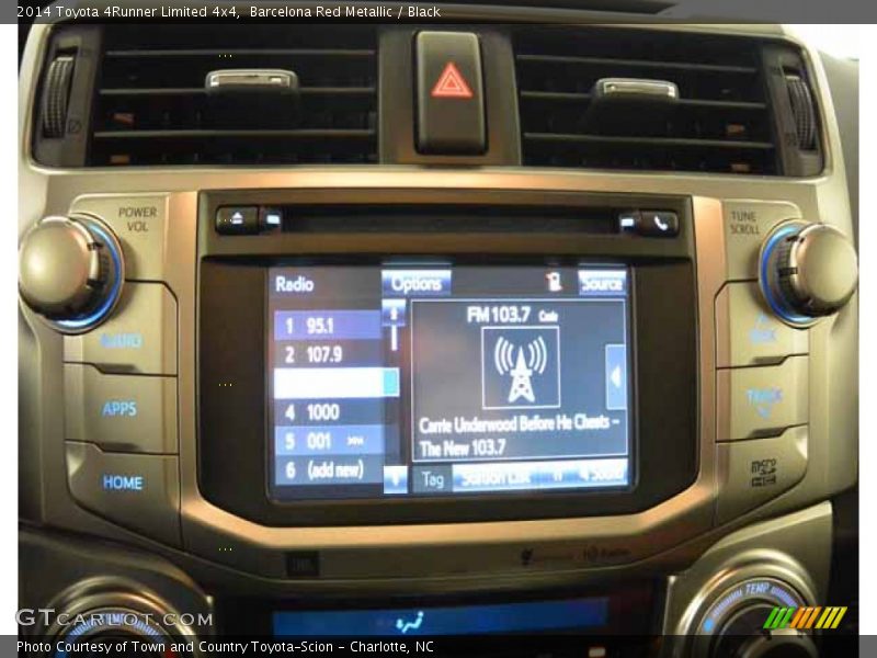 Barcelona Red Metallic / Black 2014 Toyota 4Runner Limited 4x4