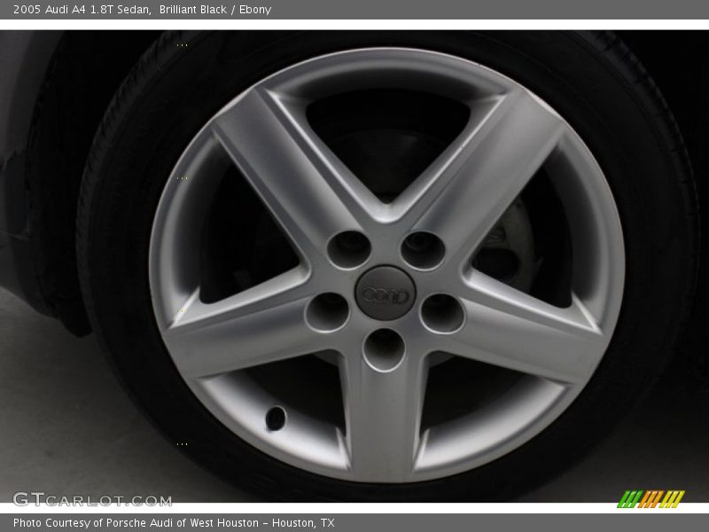 Brilliant Black / Ebony 2005 Audi A4 1.8T Sedan