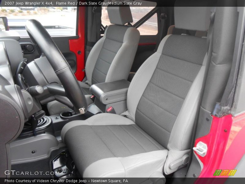 Flame Red / Dark Slate Gray/Medium Slate Gray 2007 Jeep Wrangler X 4x4