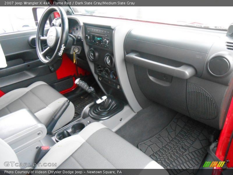 Flame Red / Dark Slate Gray/Medium Slate Gray 2007 Jeep Wrangler X 4x4
