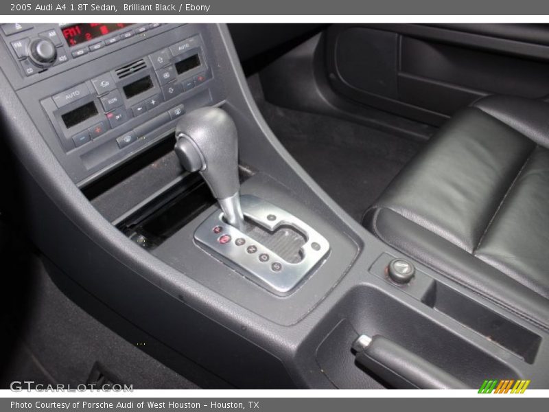 Brilliant Black / Ebony 2005 Audi A4 1.8T Sedan