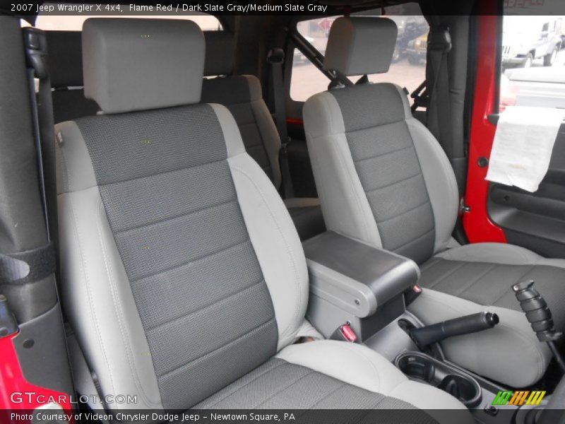 Flame Red / Dark Slate Gray/Medium Slate Gray 2007 Jeep Wrangler X 4x4
