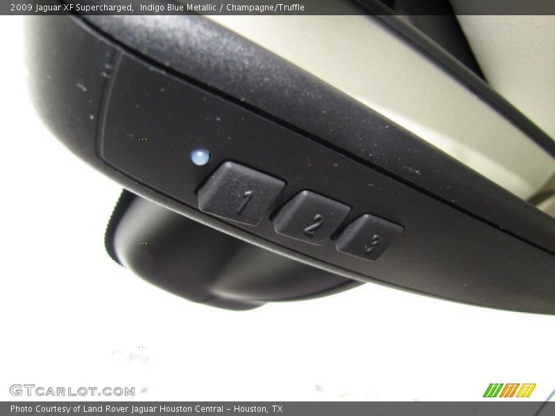 Indigo Blue Metallic / Champagne/Truffle 2009 Jaguar XF Supercharged