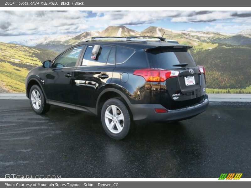 Black / Black 2014 Toyota RAV4 XLE AWD