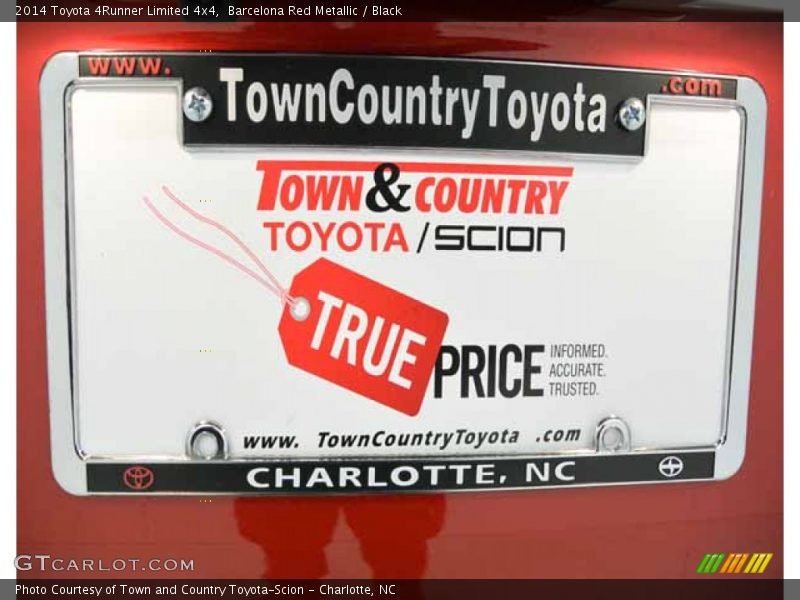 Barcelona Red Metallic / Black 2014 Toyota 4Runner Limited 4x4