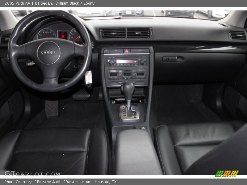 Brilliant Black / Ebony 2005 Audi A4 1.8T Sedan