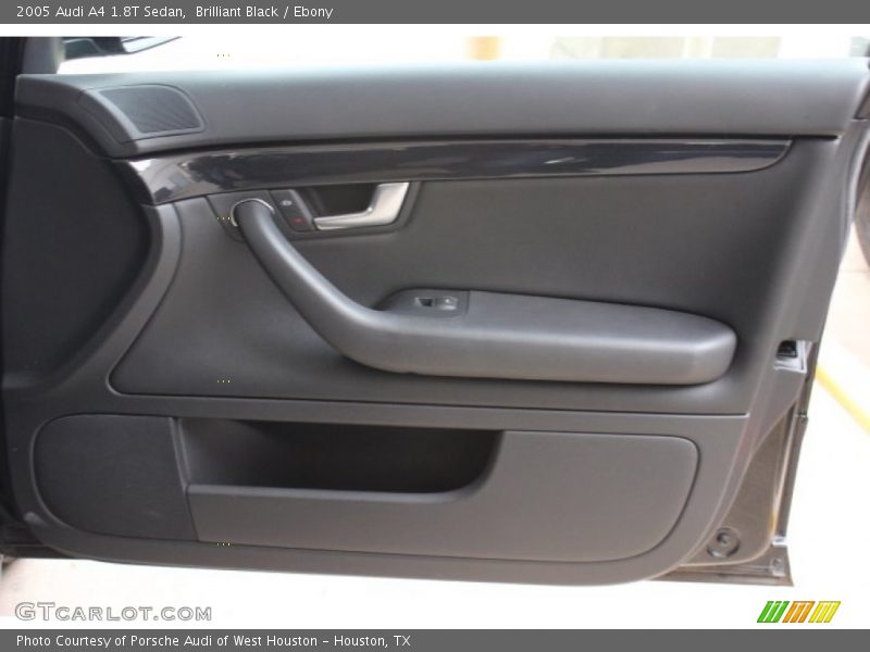 Brilliant Black / Ebony 2005 Audi A4 1.8T Sedan
