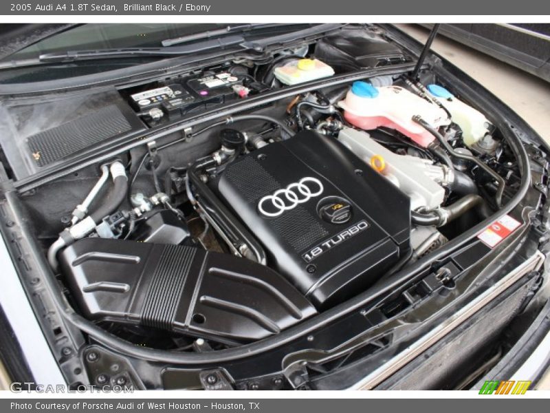 Brilliant Black / Ebony 2005 Audi A4 1.8T Sedan