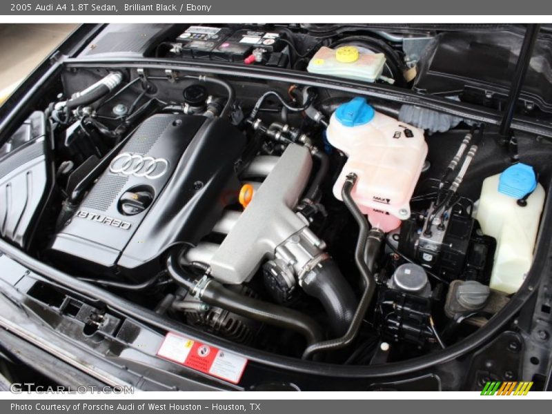 Brilliant Black / Ebony 2005 Audi A4 1.8T Sedan