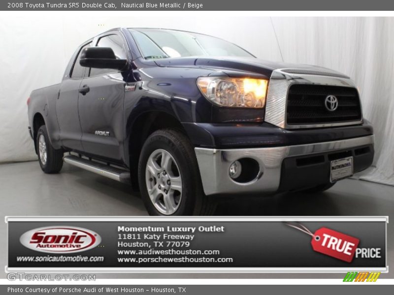 Nautical Blue Metallic / Beige 2008 Toyota Tundra SR5 Double Cab