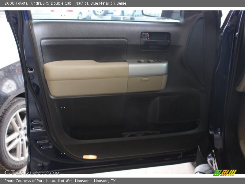 Nautical Blue Metallic / Beige 2008 Toyota Tundra SR5 Double Cab