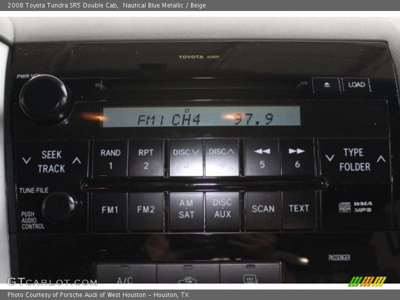 Nautical Blue Metallic / Beige 2008 Toyota Tundra SR5 Double Cab