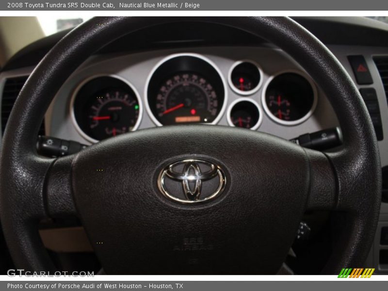 Nautical Blue Metallic / Beige 2008 Toyota Tundra SR5 Double Cab