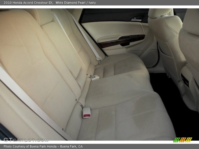 White Diamond Pearl / Ivory 2010 Honda Accord Crosstour EX