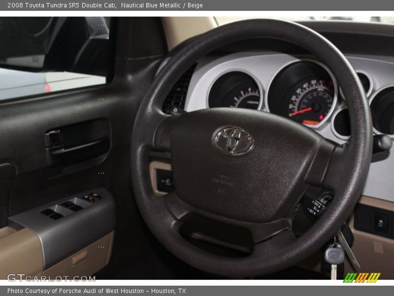 Nautical Blue Metallic / Beige 2008 Toyota Tundra SR5 Double Cab