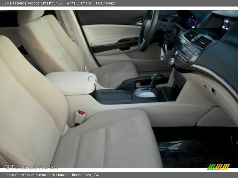 White Diamond Pearl / Ivory 2010 Honda Accord Crosstour EX