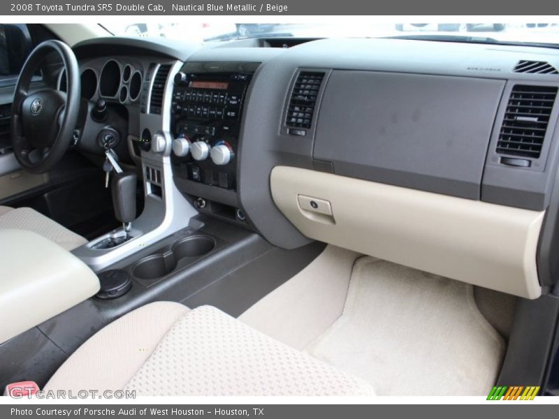 Nautical Blue Metallic / Beige 2008 Toyota Tundra SR5 Double Cab