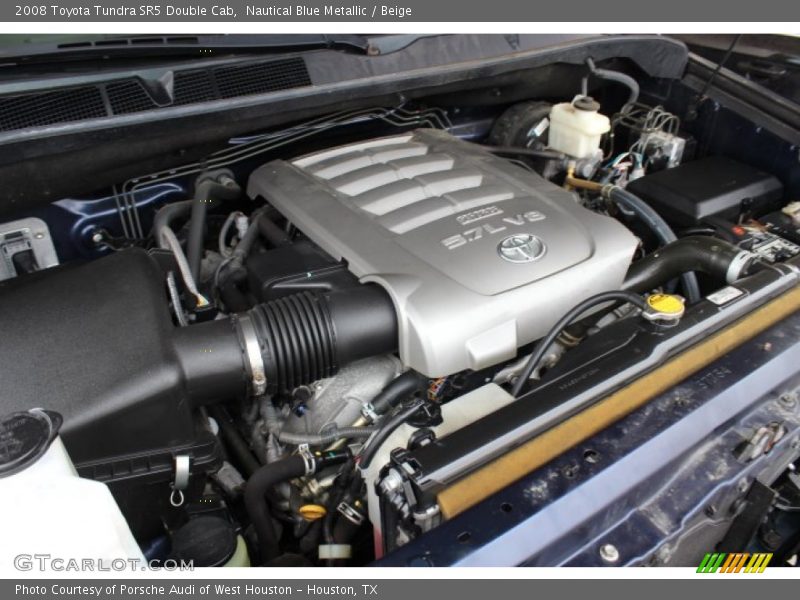 Nautical Blue Metallic / Beige 2008 Toyota Tundra SR5 Double Cab