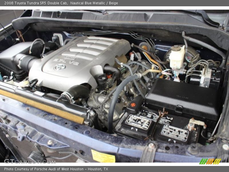 Nautical Blue Metallic / Beige 2008 Toyota Tundra SR5 Double Cab
