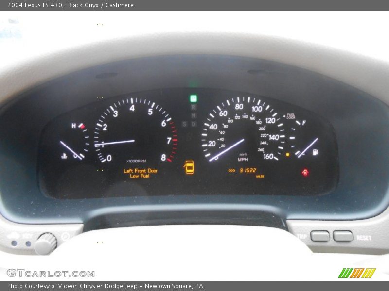 Black Onyx / Cashmere 2004 Lexus LS 430