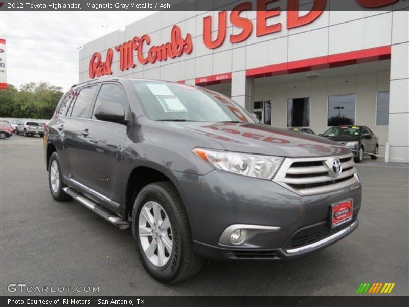 Magnetic Gray Metallic / Ash 2012 Toyota Highlander
