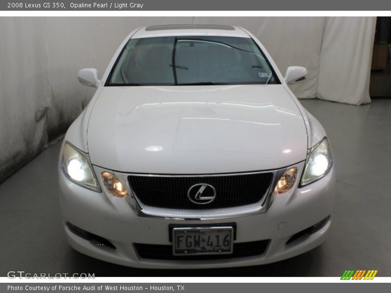 Opaline Pearl / Light Gray 2008 Lexus GS 350
