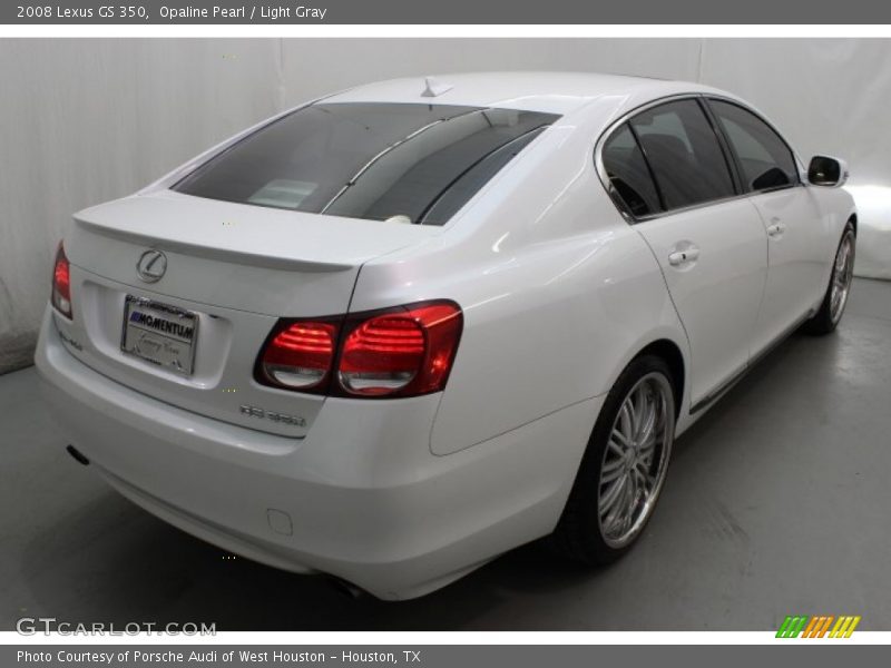 Opaline Pearl / Light Gray 2008 Lexus GS 350