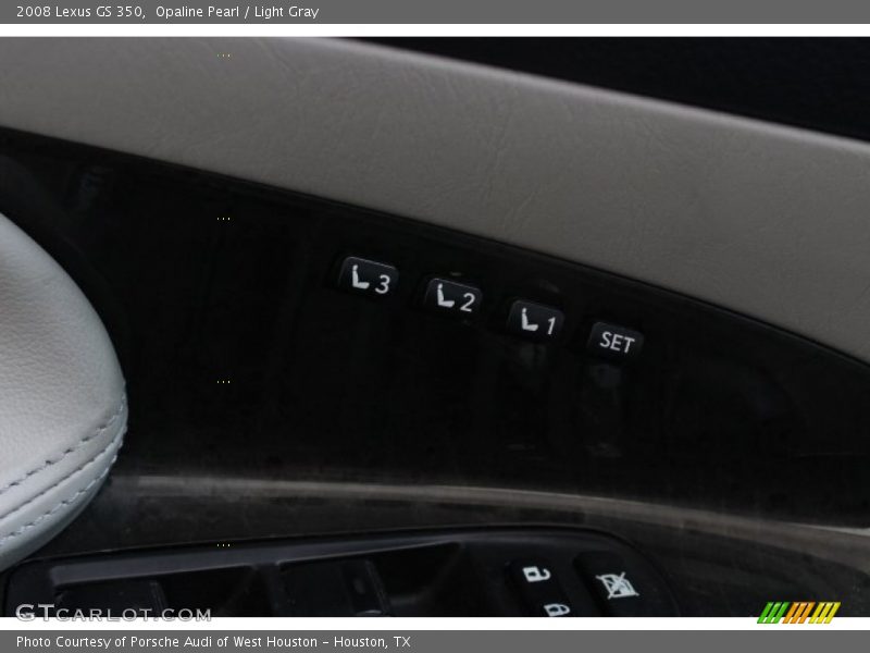 Opaline Pearl / Light Gray 2008 Lexus GS 350