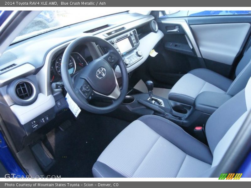 Blue Crush Metallic / Ash 2014 Toyota RAV4 XLE AWD