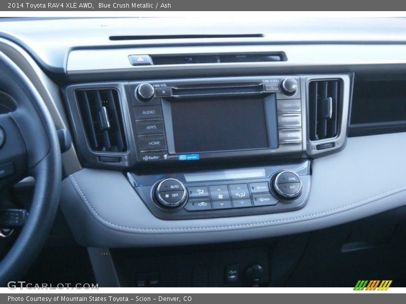 Blue Crush Metallic / Ash 2014 Toyota RAV4 XLE AWD