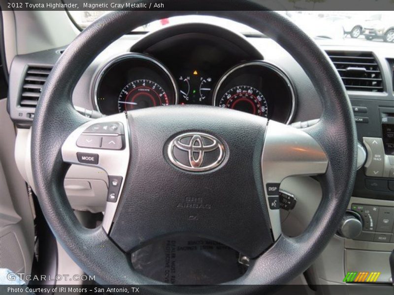 Magnetic Gray Metallic / Ash 2012 Toyota Highlander