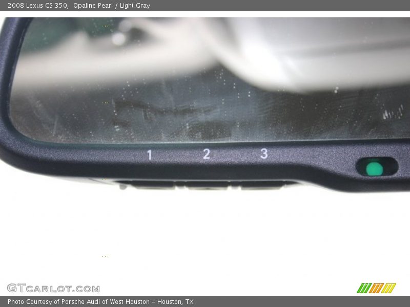Opaline Pearl / Light Gray 2008 Lexus GS 350