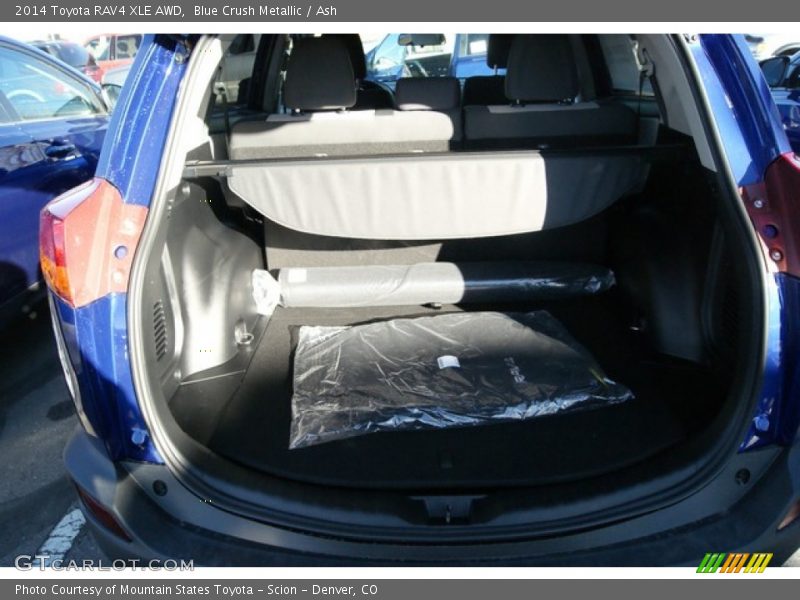 Blue Crush Metallic / Ash 2014 Toyota RAV4 XLE AWD