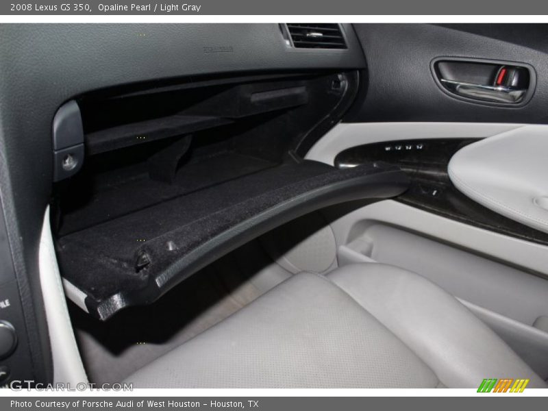 Opaline Pearl / Light Gray 2008 Lexus GS 350