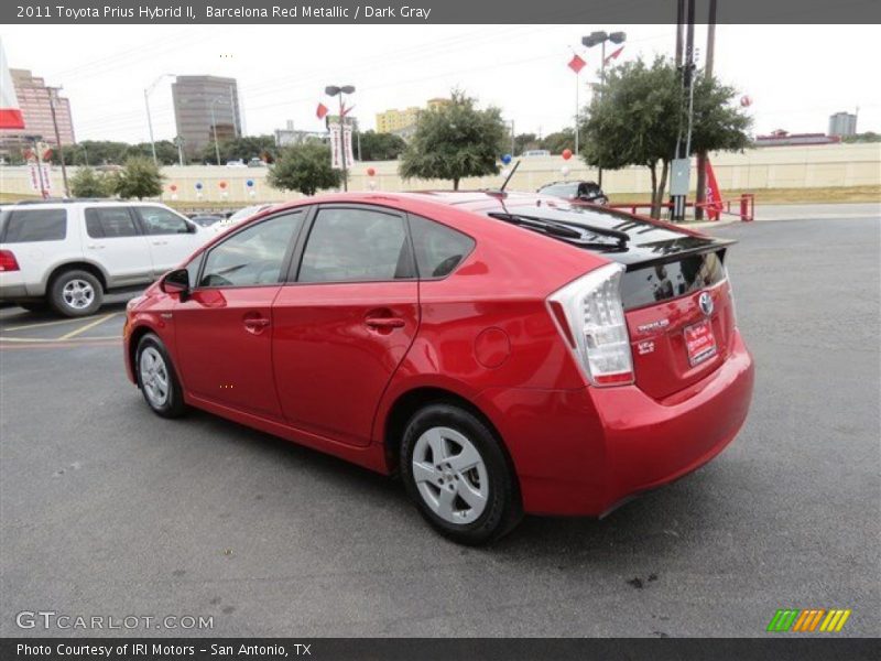Barcelona Red Metallic / Dark Gray 2011 Toyota Prius Hybrid II