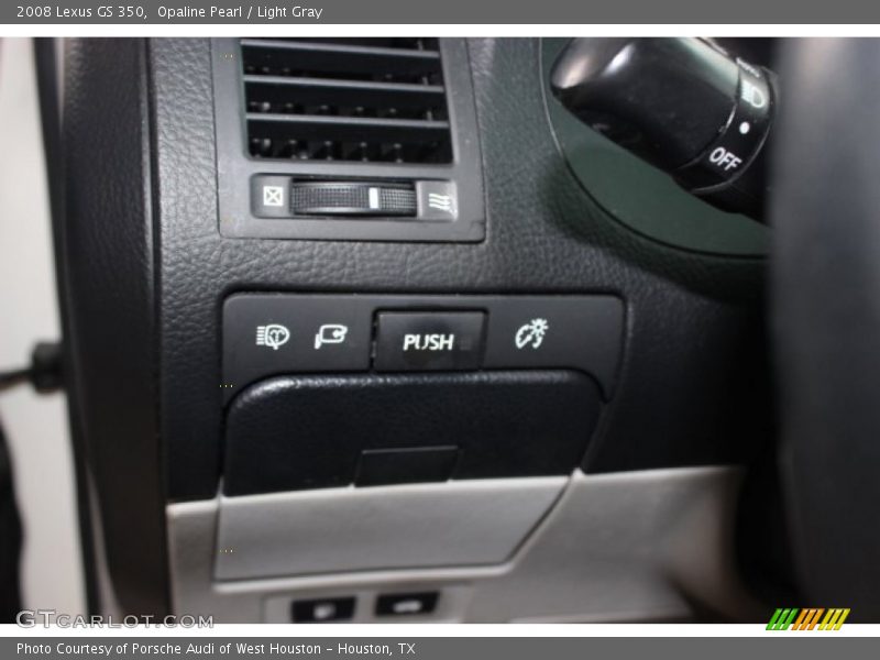 Opaline Pearl / Light Gray 2008 Lexus GS 350