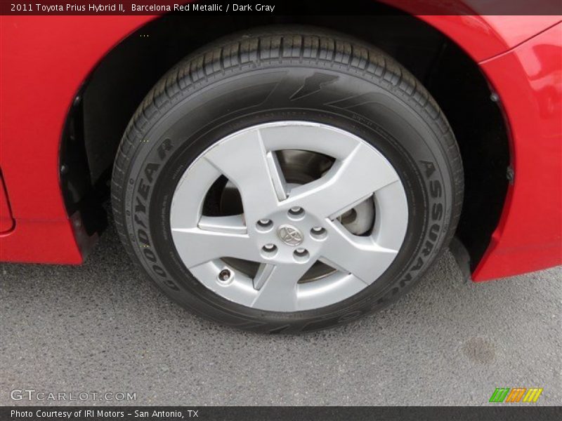 Barcelona Red Metallic / Dark Gray 2011 Toyota Prius Hybrid II