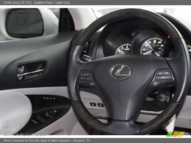 Opaline Pearl / Light Gray 2008 Lexus GS 350