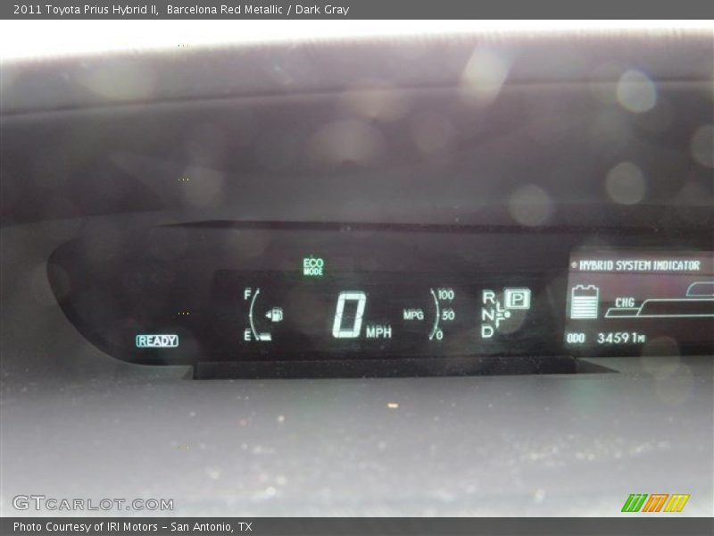 Barcelona Red Metallic / Dark Gray 2011 Toyota Prius Hybrid II