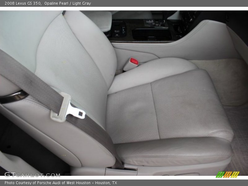 Opaline Pearl / Light Gray 2008 Lexus GS 350