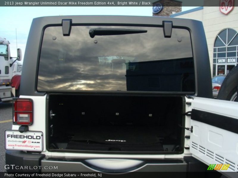 Bright White / Black 2013 Jeep Wrangler Unlimited Oscar Mike Freedom Edition 4x4