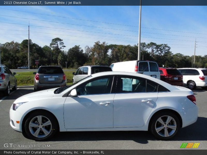 Summit White / Jet Black 2013 Chevrolet Cruze LT