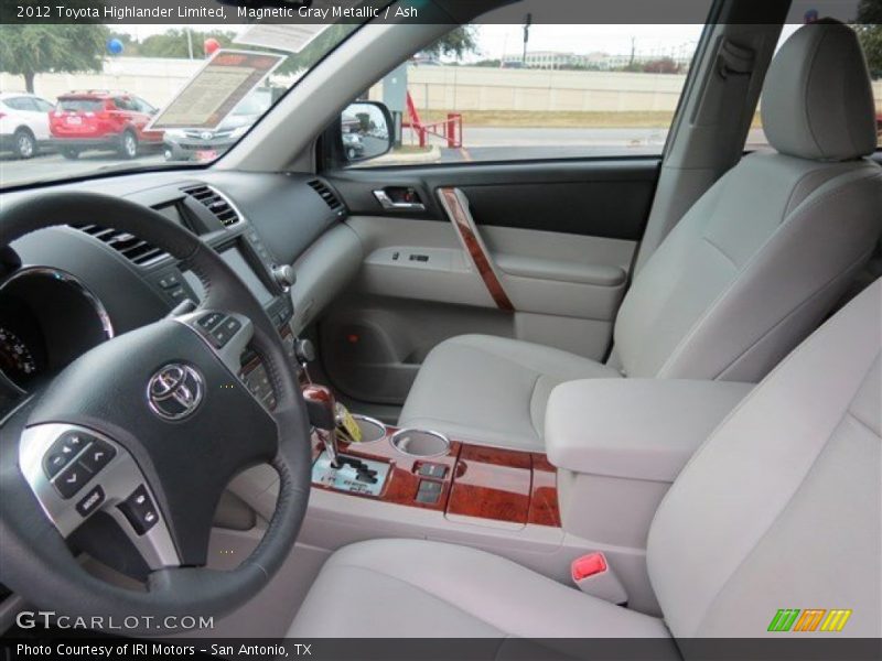 Magnetic Gray Metallic / Ash 2012 Toyota Highlander Limited