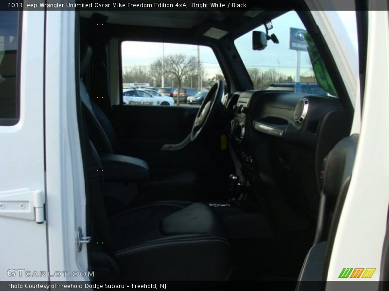 Bright White / Black 2013 Jeep Wrangler Unlimited Oscar Mike Freedom Edition 4x4