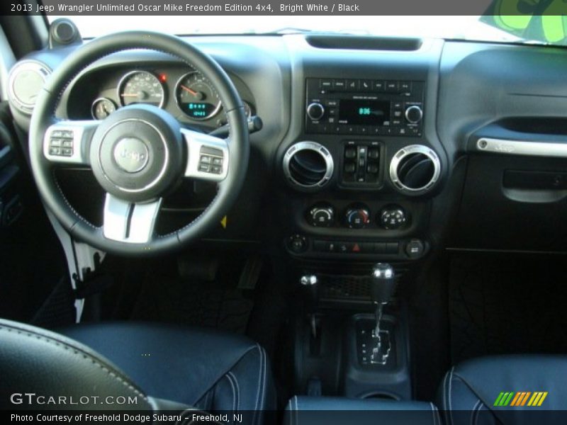 Bright White / Black 2013 Jeep Wrangler Unlimited Oscar Mike Freedom Edition 4x4
