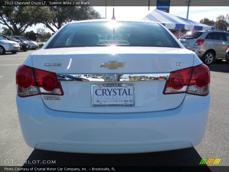 Summit White / Jet Black 2013 Chevrolet Cruze LT