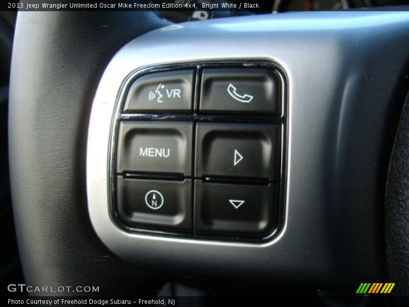Bright White / Black 2013 Jeep Wrangler Unlimited Oscar Mike Freedom Edition 4x4