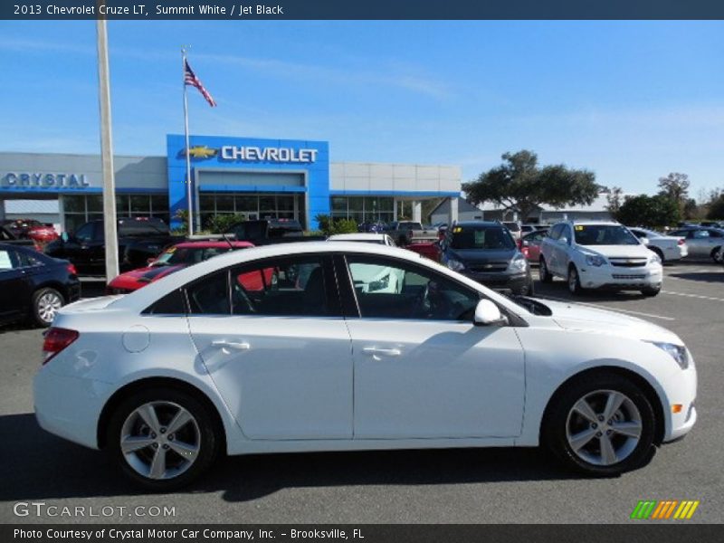 Summit White / Jet Black 2013 Chevrolet Cruze LT